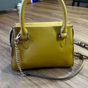 Yellow Leather Handbag